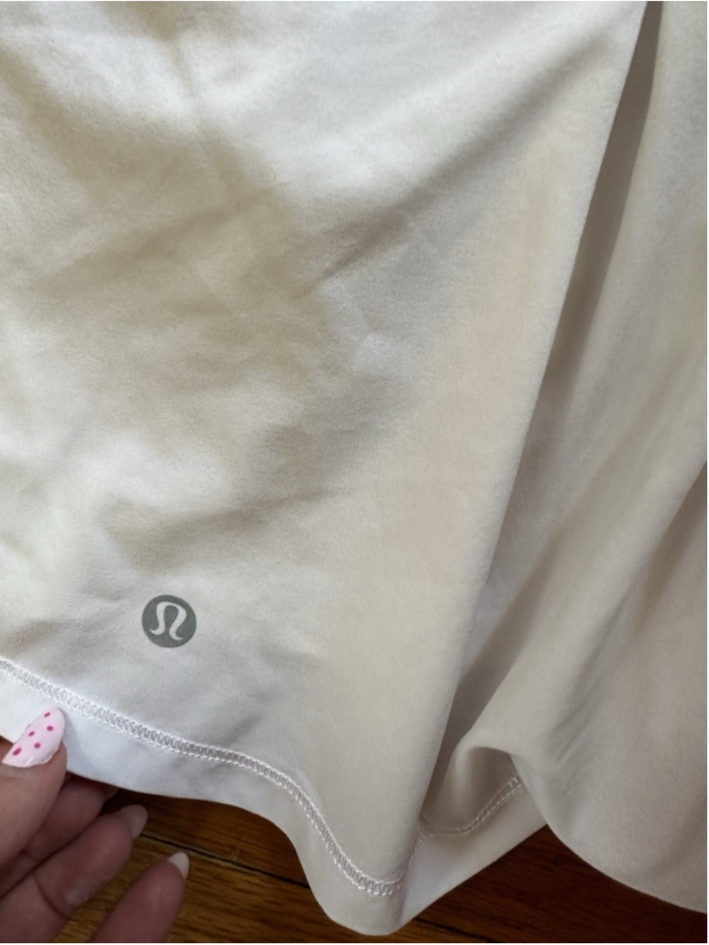 Lululemon Skirt Women 8 White Circuit Breaker Pleated Short Liner Skort Tennis - Picture 7 of 9